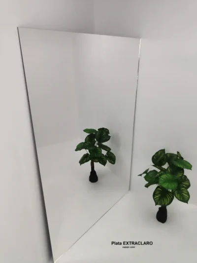 Revestimiento de pared efecto Espejo  -  Plata