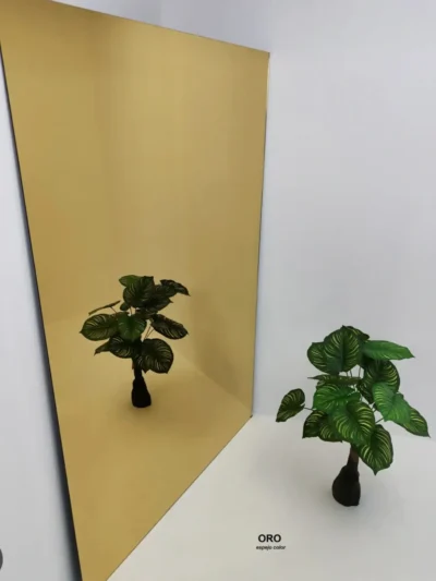 Revestimiento de pared efecto Espejo  - Dorado