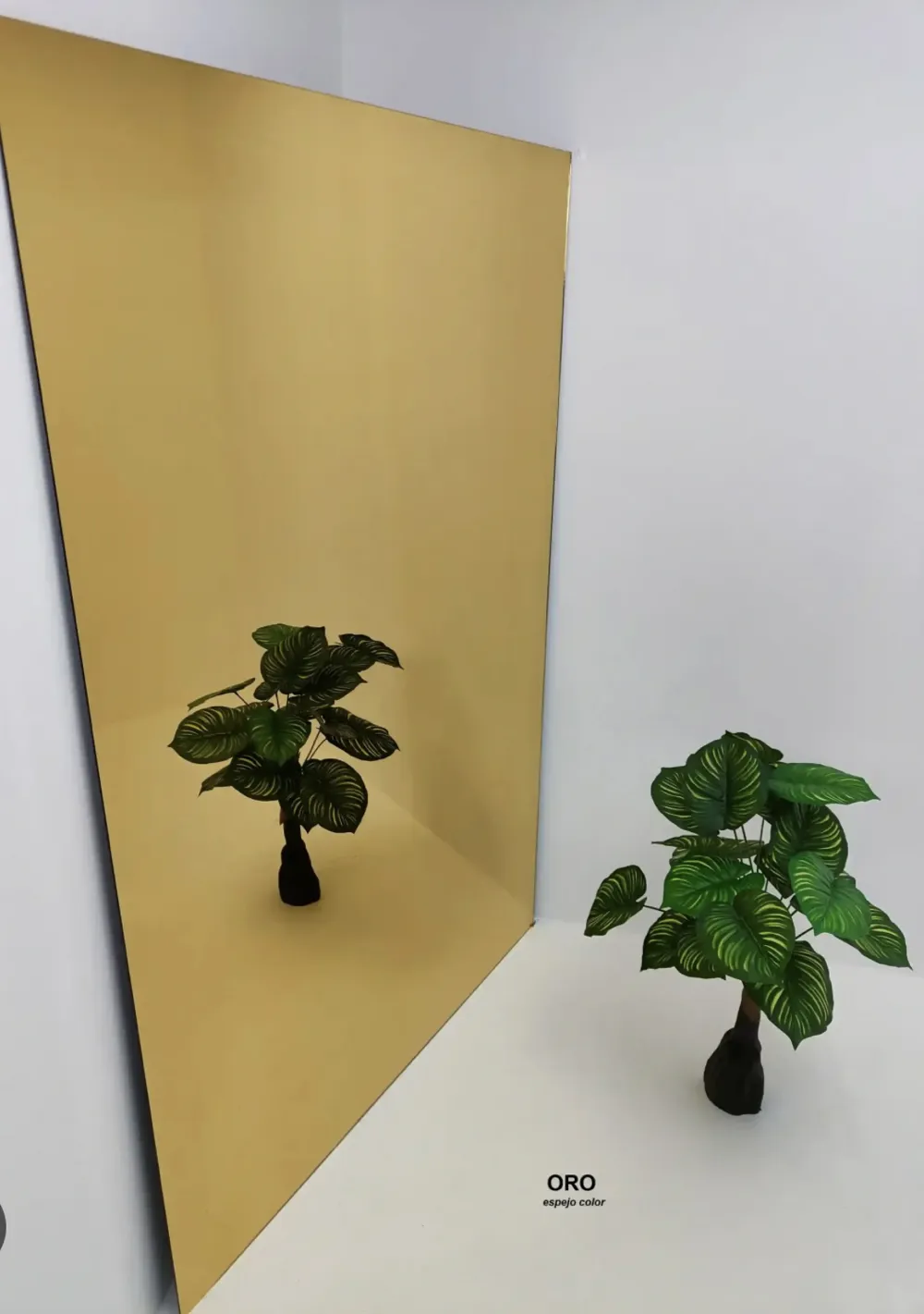 Revestimiento de pared efecto Espejo - Dorado