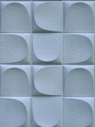 revestimiento de pared con textura media luna