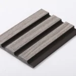 listones decorativos de madera gris