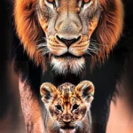 Revestimiento de pared efecto 3D - Lion
