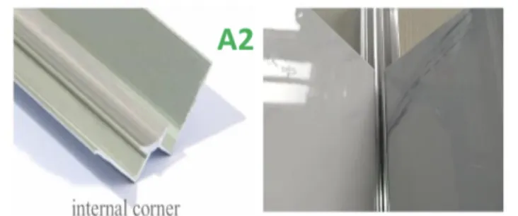 perfiles para revestimientos de pared