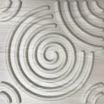 textura de pared espiral