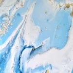 Revestimiento de pared efecto 3D - Azul Marisma